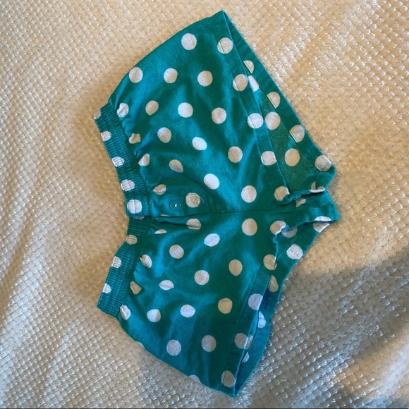 Green Polka Dot Boxer / PJ Shorts - Picture 1 of 4